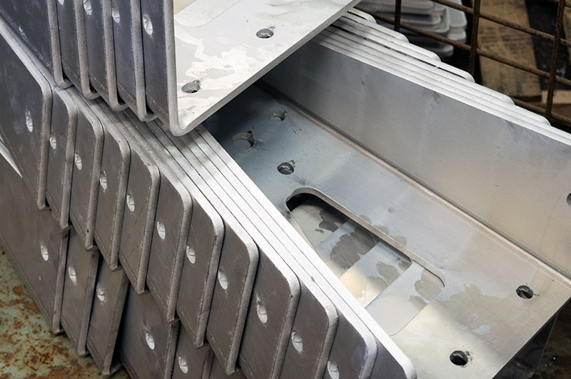 Images of press bent steel