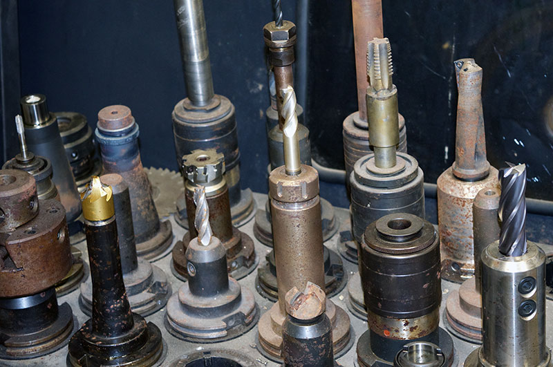 image of just a few of the tools that are put into the horizontal centering machines
