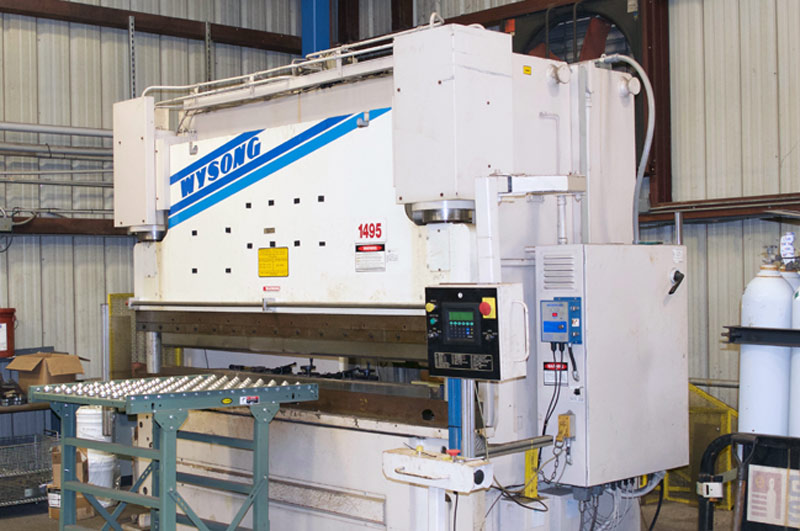 Image of the Wysong Press Brake